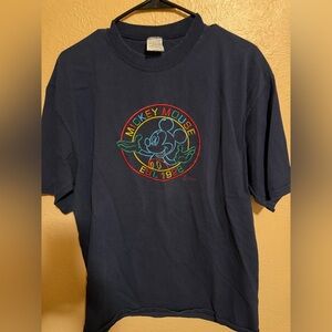 Vtg Navy Mickey Mouse T-Shirt